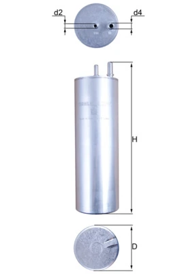 MAHLE KL229/5 — Фільтр паливний