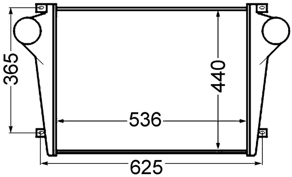 Intercooler, échangeur MAHLE CI 351 000P