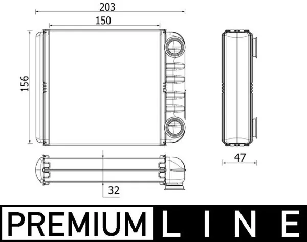 Système de chauffage MAHLE AH 280 000P