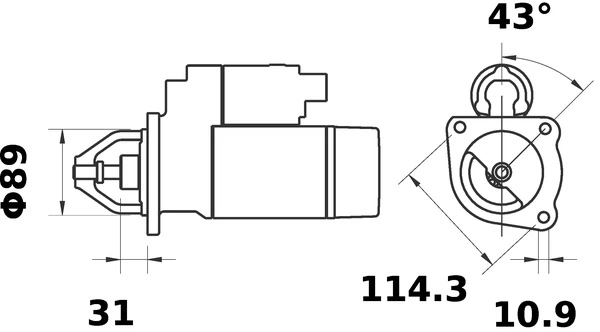 Démarreur MAHLE MS 153