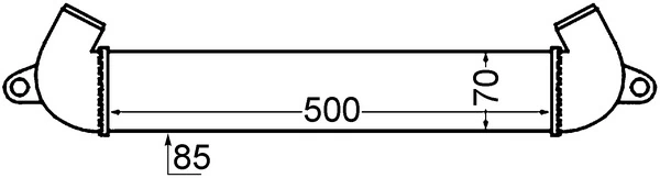 Intercooler, échangeur MAHLE CI 342 000S