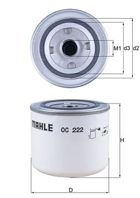MAHLE OC222