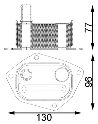 Radiateur d'huile MAHLE CLC 198 000S