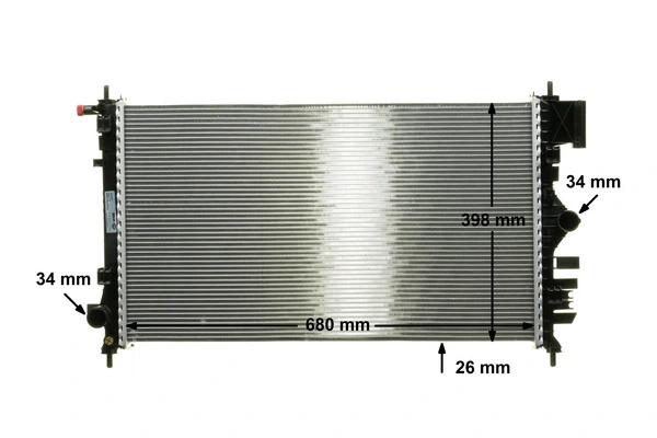 Radiateur, refroidissement du moteur MAHLE CR 1100 000P