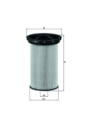 MAHLE KX69 — Фільтр паливний BMW 3 (E46) 1.8-2.0 D 98-05 (вир-во KNECHT-MAHLE)