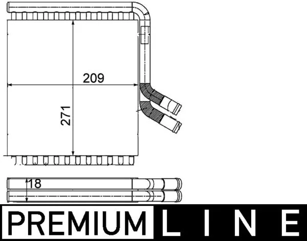 Système de chauffage MAHLE AH 167 000P