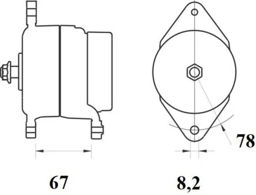 Alternateur MAHLE MG 67