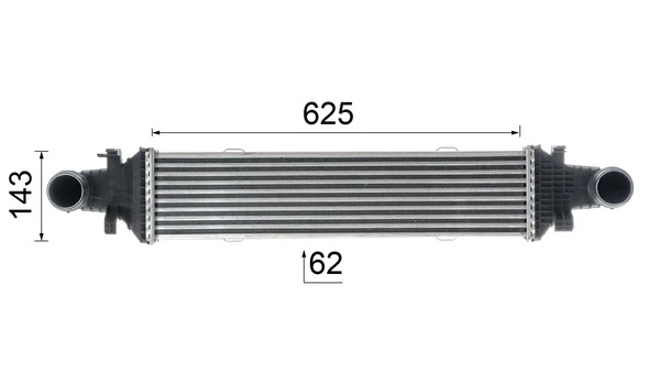 Intercooler, échangeur MAHLE CI 357 000P