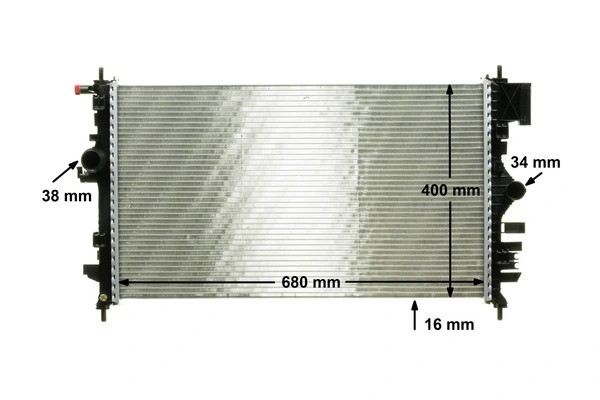 Radiateur, refroidissement du moteur MAHLE CR 1099 000P