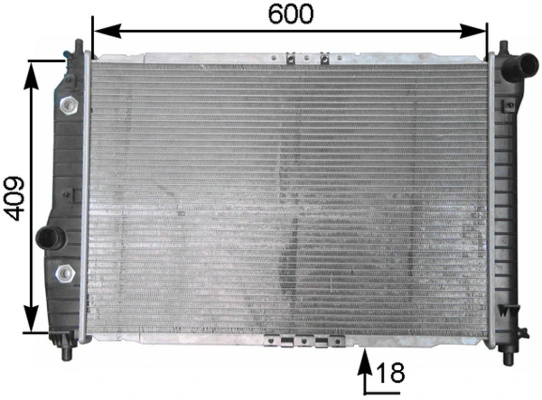 Radiateur, refroidissement du moteur MAHLE CR 131 000S