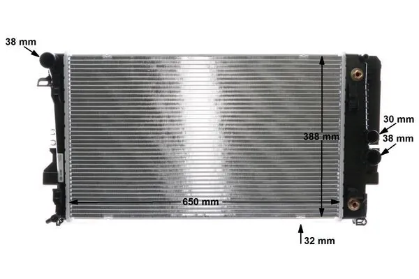 Radiateur, refroidissement du moteur MAHLE CR 1173 000S