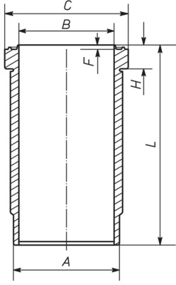 Chemise de cylindre MAHLE 037 WN 36 01