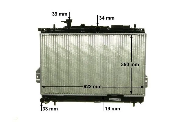 Radiateur, refroidissement du moteur MAHLE CR 1292 000P