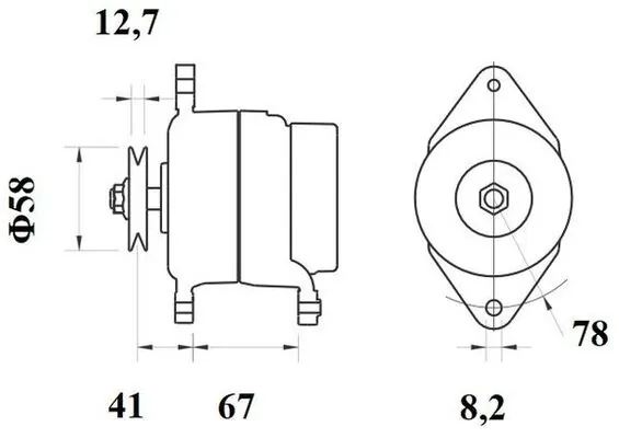 Alternateur MAHLE MG 566