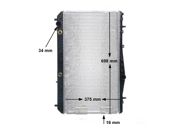 Radiateur, refroidissement du moteur MAHLE CR 1308 000S