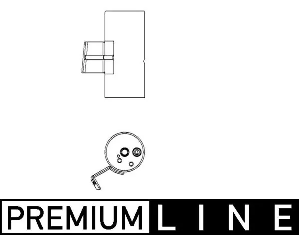 Filtre déshydratant, climatisation MAHLE AD 199 000P