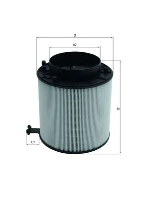 MAHLE LX2091D — Повітряний фільтр