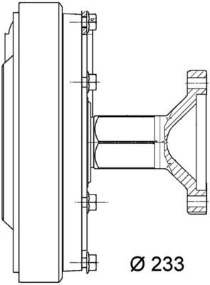 Embrayage, ventilateur de radiateur MAHLE CFC 15 000P
