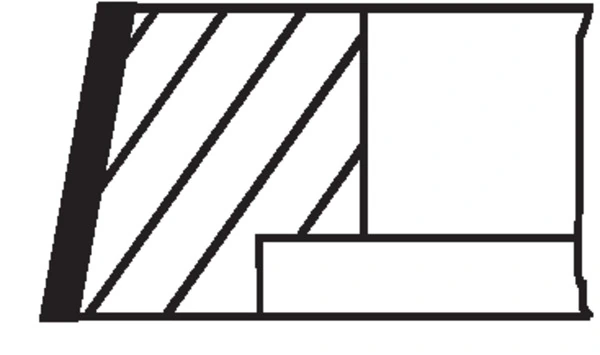 Jeu de segments de pistons MAHLE 007 RS 00110 0N0