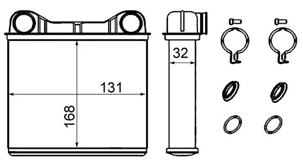 Système de chauffage MAHLE AH 238 000S