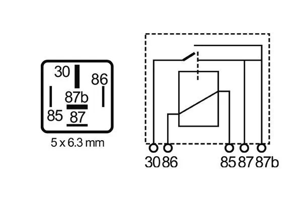 Relais, courant de travail MAHLE MR 10