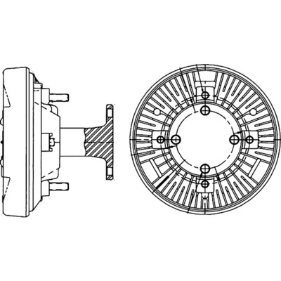 Embrayage, ventilateur de radiateur MAHLE CFC 204 000P