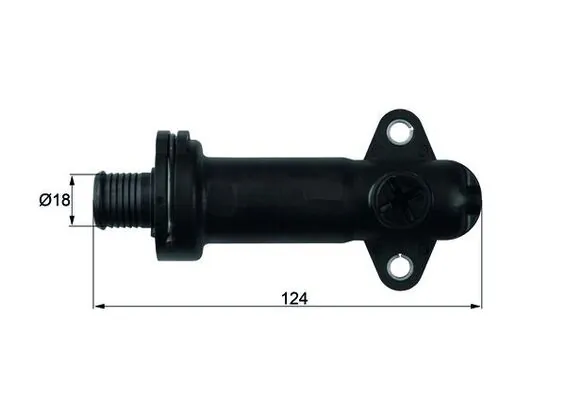 Thermostat, exhaust gas recirculation cooling