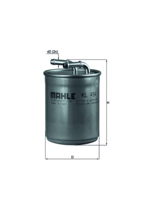 MAHLE KL494 — Фільтр паливний
