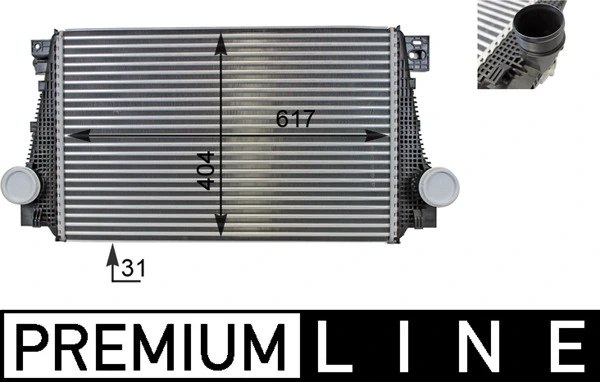 Intercooler, échangeur MAHLE CI 29 000P