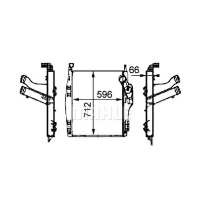 Intercooler, échangeur MAHLE CI 104 000P