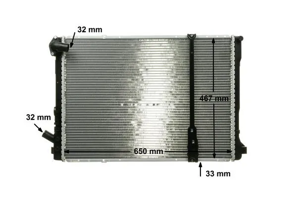 Radiateur, refroidissement du moteur MAHLE CR 492 000S
