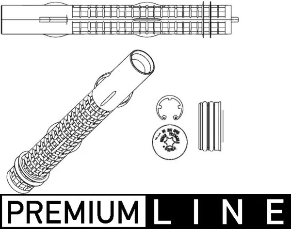 Filtre déshydratant, climatisation MAHLE AD 287 000P