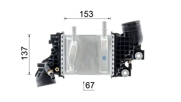 Intercooler, échangeur MAHLE CI 663 000P