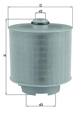 MAHLE LX1006/2D — Фільтр повітряний