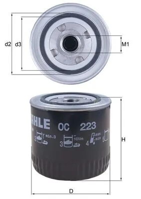 MAHLE OC223