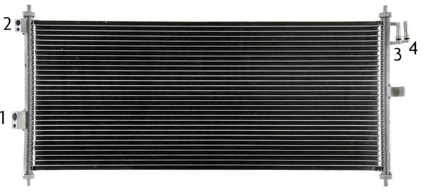 Condenseur, climatisation MAHLE AC 788 000P