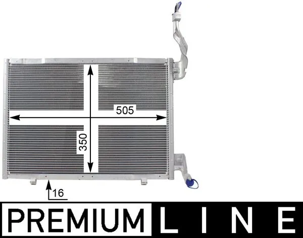 Condenseur, climatisation MAHLE AC 22 000P