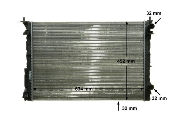 Radiateur, refroidissement du moteur MAHLE CR 311 000P