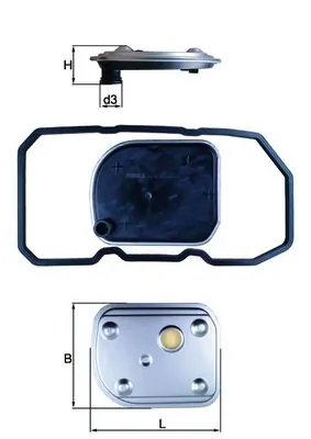 MAHLE HX158D — Фільтр АКПП
