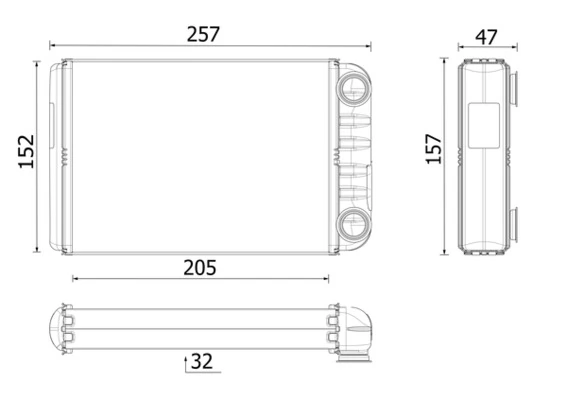 Système de chauffage MAHLE AH 258 000P