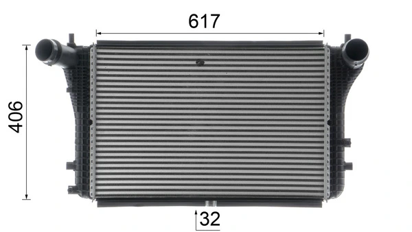 Intercooler, échangeur MAHLE CI 387 000P