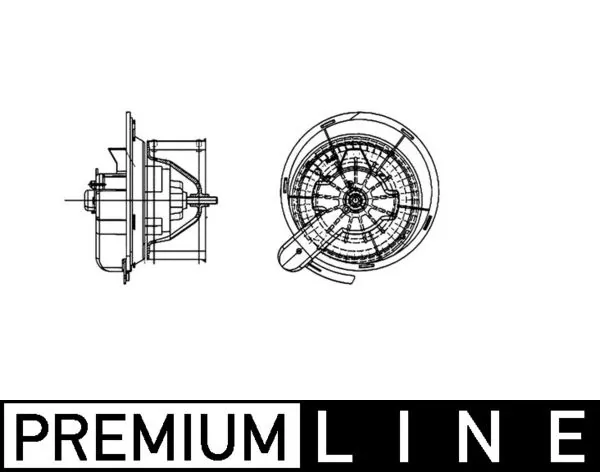 Pulseur d'air habitacle MAHLE AB 26 000P