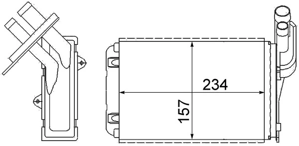 Système de chauffage MAHLE AH 99 000S
