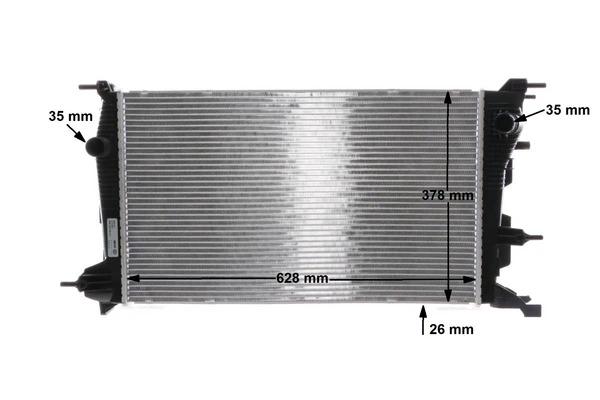 Radiateur, refroidissement du moteur MAHLE CR 840 000S