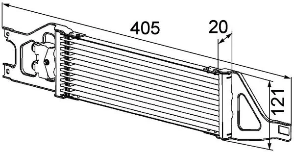 Radiateur d'huile de boîte automatique MAHLE CLC 57 000P