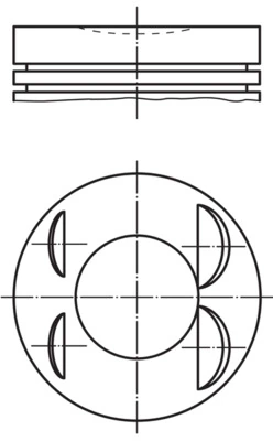 Piston MAHLE 021 PI 00127 000