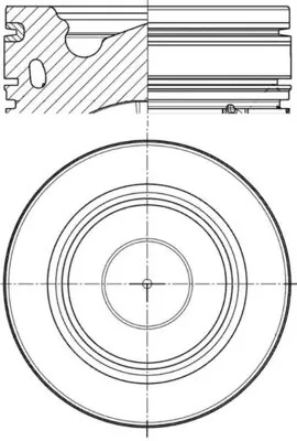 Piston MAHLE 061 PI 00137 000