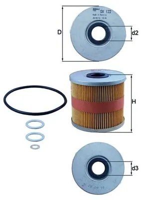 MAHLE OX122D