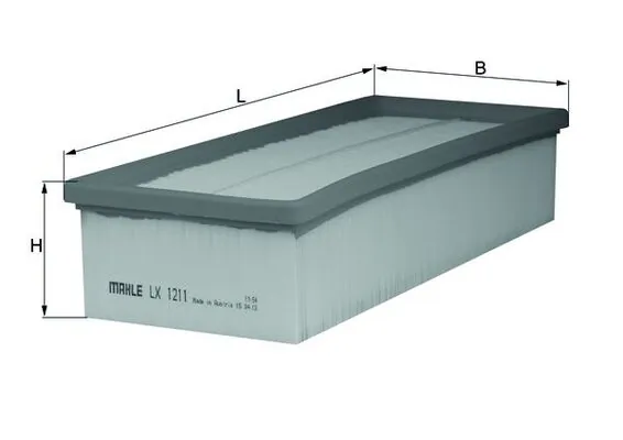 MAHLE LX1211 — Фільтр повітряний