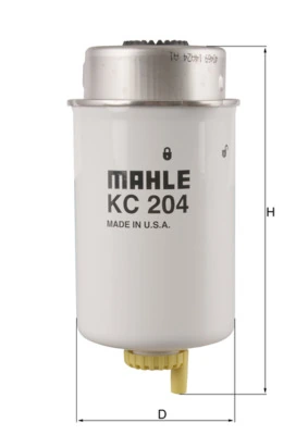 MAHLE KC204 — Паливний фільтр